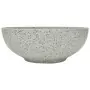 Lavabo da Appoggio Grigio Rotondo Φ41x14 cm Ceramica