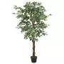 Albero di Ficus Artificiale 756 Foglie 150 cm Verde