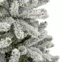 Albero Natale Artificiale Incernierato con Neve Fioccata 270 cm