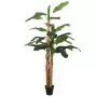 Albero di Banano Artificiale 18 Foglie 150 cm Verde