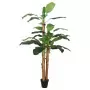 Albero di Banano Artificiale 18 Foglie 150 cm Verde