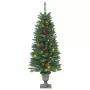 Alberi di Natale Artificiali 2 pz con 100 LED Verde 120 cm