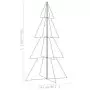 Albero di Natale a Cono 360 LED per Interni Esterni 143x250 cm