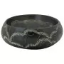 Lavabo da Appoggio Nero Ovale 59x40x15 cm Ceramica