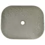 Lavabo da Appoggio Grigio Rettangolare 48x37,5x13,5 cm Ceramica