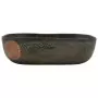 Lavabo da Appoggio Nero Rettangolare 48x37,5x13,5 cm Ceramica