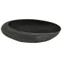 Lavabo da Appoggio Grigio e Nero Ovale 59x40x14 cm Ceramica