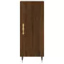 Credenza Rovere Marrone 34,5x34x180 cm in Legno Multistrato