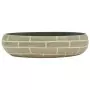 Lavabo da Appoggio Multicolore Ovale 59x40x15 cm Ceramica