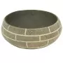 Lavabo da Appoggio Multicolore Ovale 59x40x15 cm Ceramica