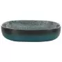 Lavabo da Appoggio Turchese Ovale 59x40x14 cm Ceramica