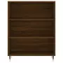 Credenza Rovere Marrone 69,5x34x180 cm in Legno Multistrato