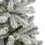 Albero Natale Artificiale Incernierato con Neve Fioccata 240 cm