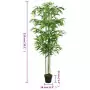 Albero Bambù Artificiale 576 Foglie 150 cm Verde