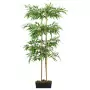 Albero Bambù Artificiale 760 Foglie 120 cm Verde