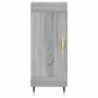 Credenza Grigio Sonoma 34,5x34x180 cm in Legno Multistrato