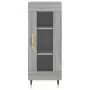 Credenza Grigio Sonoma 34,5x34x180 cm in Legno Multistrato