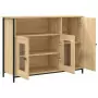 Credenza Rovere Sonoma 100x35x75 cm in Legno Multistrato