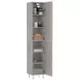 Credenza Grigio Sonoma 34,5x34x180 cm in Legno Multistrato