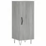 Credenza Grigio Sonoma 34,5x34x180 cm in Legno Multistrato