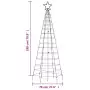 Illuminazione Albero di Natale Picchetti 220LED Colorato 180cm