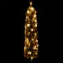 Albero di Natale Artificiale con 30 LED e Neve Floccata 60 cm