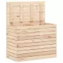 Cesto per Bucato 88,5x44x66 cm Legno Massello Pino