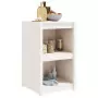 Mobile da Cucina da Esterno Bianco 55x55x92 cm Legno Massello di Pino