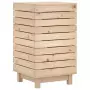 Cesto per Bucato 44x44x76 cm Legno Massello Pino