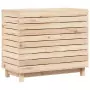 Cesto per Bucato 88,5x44x76 cm Legno Massello Pino