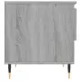 Tavolini Salotto 2pz Grigio Sonoma 50x46x50cm Legno Multistrato