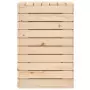 Cesto per Bucato 44x44x66 cm Legno Massello Pino