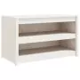 Mobile da Cucina da Esterno Bianco 106x55x64 cm Legno Massello di Pino