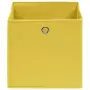 325225  Storage Boxes 10 pcs Non-woven Fabric 28x28x28 cm Yellow