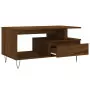 Tavolino Salotto Rovere Marrone 90x49x45 cm Legno Multistrato