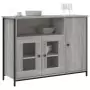 Credenza Grigio Sonoma 100x35x75 cm in Legno Multistrato