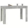 Tavolo da Pranzo Grigio Cemento 120x60x76 cm Legno Multistrato