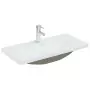 Set Mobili da Bagno Grigio Cemento in Truciolato