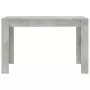 Tavolo da Pranzo Grigio Cemento 120x60x76 cm Legno Multistrato