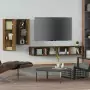 Set Mobili Porta TV 4 pz Rovere Marrone in Legno Multistrato