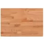 Piano Tavolo 60x40x4cm Rettangolare Legno Massello di Faggio