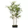 Albero Bambù Artificiale 368 Foglie 80 cm Verde