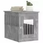 Gabbia Cani Arredamento Grigio Cemento 55x75x65cm Multistrato