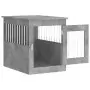 Gabbia Cani Arredamento Grigio Cemento 55x75x65cm Multistrato