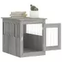 Gabbia Cani da Arredamento Grigio Sonoma 55x75x65cm Multistrato