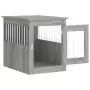 Gabbia Cani da Arredamento Grigio Sonoma 55x75x65cm Multistrato