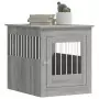 Gabbia Cani Arredamento Grigio Sonoma 64,5x80x71cm Multistrato