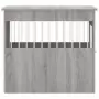 Gabbia Cani Arredamento Grigio Sonoma 64,5x80x71cm Multistrato