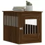 Gabbia Cani Arredamento Rovere Marrone 64,5x80x71cm Multistrato