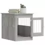 Gabbia Cani da Arredamento Grigio Sonoma 55x80x68cm Multistrato